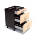 Corp inferior 60 cu 3 sertare metalice greutate Zebra cappuccino